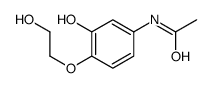 N-[3-hydroxy-4-(2-hydroxyethoxy)phenyl]acetamide结构式