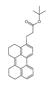 tert-butyl 3-(4,5,6,7,8,9-hexahydroperylen-3-yl)propionate结构式