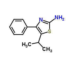 5-Isopropyl-4-phenyl-1,3-thiazol-2-amine Structure