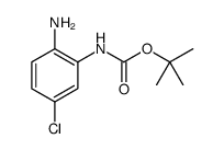 (2-Amino-5-chloro-phenyl)-carbamic acid tert-butyl ester Structure