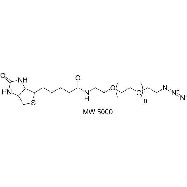 Biotin-PEG11-azide structure