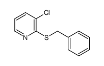 2-benzylsulfanyl-3-chloropyridine Structure
