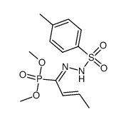 <1--2-butenyl>phosphonsaeure-dimethylester Structure