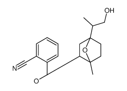 2-[[4-(1-hydroxypropan-2-yl)-1-methyl-7-oxabicyclo[2.2.1]heptan-2-yl]oxymethyl]benzonitrile Structure