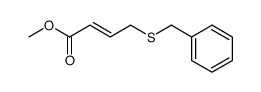 methyl (E)-4-(benzylsulfanyl)crotonate Structure