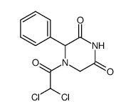 4-dichloroacetyl-3-phenyl-piperazine-2,6-dione Structure