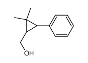 3,3-dimethyl-2-phenylcyclopropylmethanol Structure