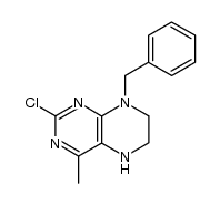 8-benzyl-2-chloro-4-methyl-5,6,7,8-tetrahydro-pteridine Structure