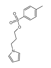 toluene-4-sulfonic acid-3-pyrrol-1-yl-propyl ester结构式
