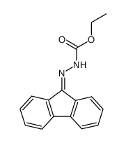 fluoren-9-ylidene-carbazic acid ethyl ester Structure
