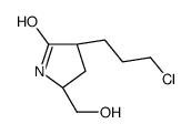 (3R,5S)-3-(3-Chloropropyl)-5-(hydroxymethyl)-2-pyrrolidinone Structure