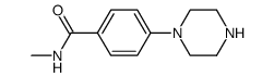 N-methyl-4-(piperazin-1-yl)benzamide Structure