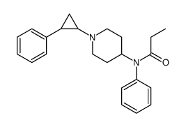 N-phenyl-N-[1-(2-phenylcyclopropyl)piperidin-4-yl]propanamide Structure