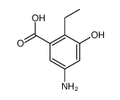 5-Amino-2-ethyl-3-hydroxybenzoic acid结构式