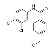 N-(3,4-Dichlorophenyl)-4-(hydroxymethyl)benzamide结构式