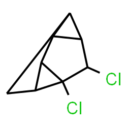 Dicyclopropa[cd,gh]pentalene, 1,1a-dichlorooctahydro-, (1-alpha-,1a-ba-,1b-ba-,2a-ba-,2b-ba-,2c-ba-,2d-ba-)- (9CI)结构式