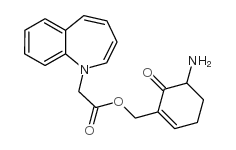 1h-1-benzazepine 1- acetic acid, 3-amino-2,3,4,5-tetrahydro-2-oxo phenyl methyl ester (+ ) picture