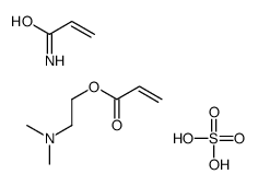 2-(dimethylamino)ethyl prop-2-enoate,prop-2-enamide,sulfuric acid Structure
