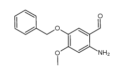 2-amino-5-(benzyloxy)-4-Methoxybenzaldehyde structure