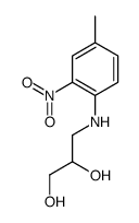 3-(4-methyl-2-nitroanilino)propane-1,2-diol Structure