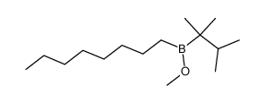 (2,3-dimethylbutan-2-yl)(methoxy)(octyl)borane Structure