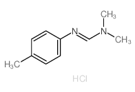 N,N-dimethyl-N-(4-methylphenyl)methanimidamide structure