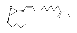 cis-12,13-epoxy-9cis-octadecenoic acid methyl ester结构式