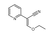 3-ethoxy-2-pyridin-2-ylacrylonitrile Structure