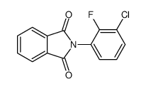 2-(3-chloro-2-fluorophenyl)isoindole-1,3-dione结构式