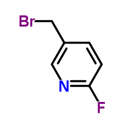 5-(Bromomethyl)-2-fluoropyridine Structure