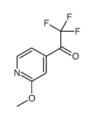 2,2,2-trifluoro-1-(2-methoxypyridin-4-yl)ethanone结构式