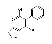 3-cyclopent-1-enyl-3-hydroxy-2-phenyl-propionic acid Structure