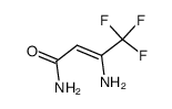 3-amino-4,4,4-trifluorobut-2-enoic acid Structure