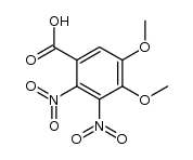 4,5-dimethoxy-2,3-dinitro-benzoic acid Structure