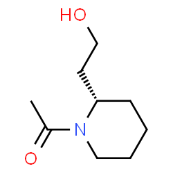 2-Piperidineethanol, 1-acetyl-, (S)- (9CI)结构式