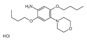 2,5-dibutoxy-4-morpholin-4-ylaniline,hydrochloride Structure