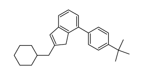 7-(4'-tert-Butyl-phenyl)-2-cyclohexylmethyl-1H-indene Structure