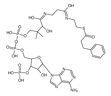 3-phenylpropanoyl-CoA结构式