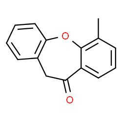 6-Methyl-11H-dibenzo[b,f]oxepin-10-one结构式