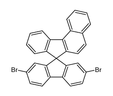 2',7'-dibromospiro[benzo[c]fluorene-7,9'-fluorene] Structure