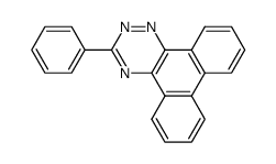 3-phenyl-phenanthro(9,10-e)-1,2,4-triazine Structure