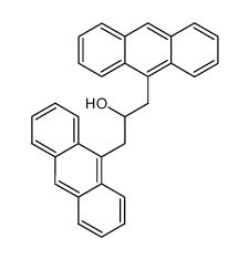 1,3-dianthracen-9-yl-propan-2-ol结构式