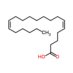 (5Z,14Z)-5,14-Icosadienoic acid结构式