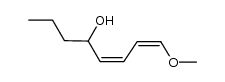 (1Z,3Z)-1-methoxy-5-hydroxy-5-propyl-1,3-pentadiene结构式