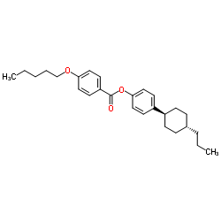 4-(trans-4-Propylcyclohexyl)phenyl 4-(pentyloxy)benzoate Structure