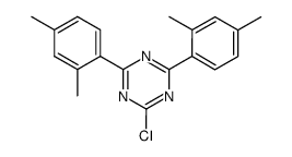 2-chloro-4,6-bis(2',4'-dimethylphenyl)-1,3,5-triazine结构式