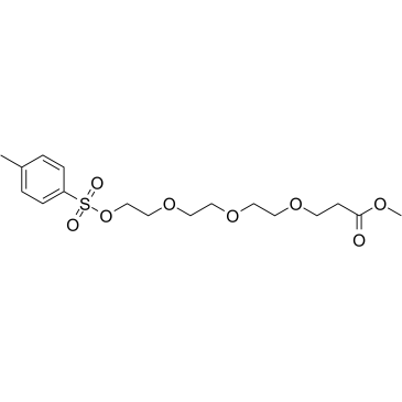 Tos-PEG4-methyl ester Structure