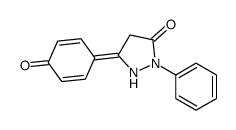 3-(4-HYDROXYPHENYL)-1-PHENYL-1H-PYRAZOL-5(4H)-ONE structure