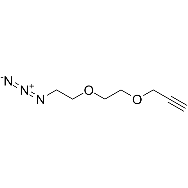 Azido-PEG2-propargyl结构式