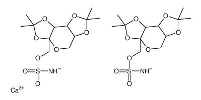 calcium,[(3aS,5aR,8aR,8bS)-2,2,7,7-tetramethyl-5,5a,8a,8b-tetrahydrodi[1,3]dioxolo[4,5-a:5',3'-d]pyran-3a-yl]methoxysulfonylazanide结构式
